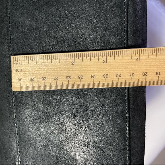 STUART WEITZMAN   LEATHER SATCHEL    Black Black/gray/gold colored hardware. - Picture 12 of 13